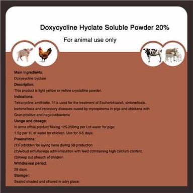 Doxycycline Hyclate Soluble Powder 20%